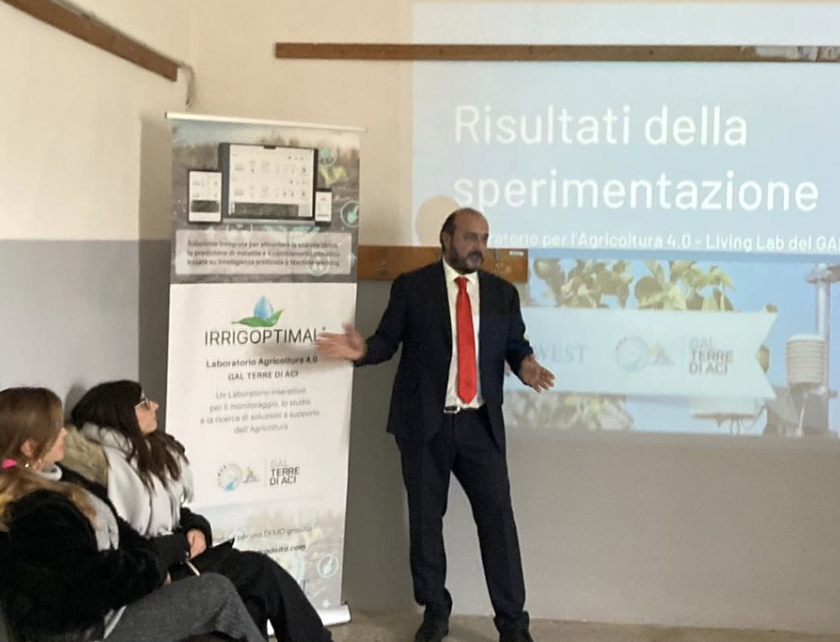 Risultati Irrigoptimal ottimizzazione idrica Living Lab Aci