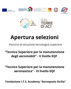 Apertura selezioni aerospazio